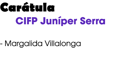 Car tula CIFP Jun per Serra Margalida Villalonga