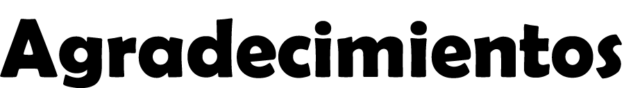 Agradecimientos
