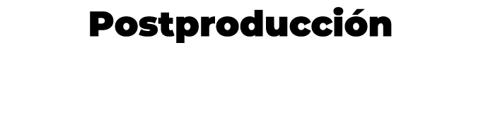 Postproducci n