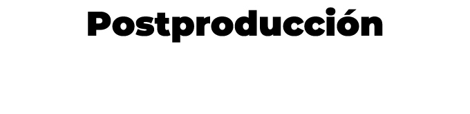Postproducci n